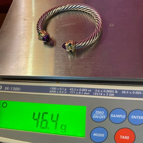 David Yurman 14k Gold & Sterling Bracelet Retails for $3800, can’t go any lower - Picture 5 of 16